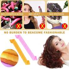 20 Stück Haarlockenwickler ohne Hitze, Spiral-Locken Styling Set, Magic Hair Lockenwickler mit Styling-Haken für zu Hause, Salon, DIY, die meisten Frisuren (15,7 Zoll/40 cm), Haarlockenwickler, hitzefrei Locken, Haarkräusler, Friseurprodukte und Zubehör für Reise Schönheitsessentials