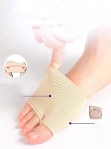 1對鞋墊矽膠前腳墊,防疼痛&防滑,女士高跟鞋舒適軟墊鞋墊 - 卡其色 - 查看 3