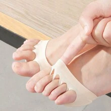 2pairs Five Toe Forefoot Pads For Women's High Heels And Half Shoes, Calluses, Corns, Foot Pain Care And Shock Absorption Toe Pads, Insoles