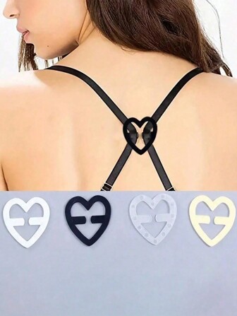 4 件/套胸罩肩带夹，隐形肩带固定装置，防滑扣，适用于女士内衣和胸罩配件身体护理，适用于旅行、运动、户外、腰带