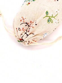 15pcs Classical Trees And Flowers MINI Burlap Bag Drawstring Gift Bag Jewelry Packaging Bag Wedding Gift Bag Wedding Decoration Party Gift Bag Birthday Gift Bag Party Favors Birthday Decoration Party Gift Decoration Party Supplies Valentine Day