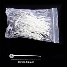 100pcs/Lot Candle Wicks For Candle Making Pre-Waxed Wicks Party Supplies Natural Smokeless Wicks Burn Longer