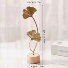 1 Miếng Phong cách hiện đại Sắt Trang trí nghệ thuật , Với Lá cây , Lá cây Và Cây Lá Hình dạng , Đối với Nhà  , Buổi tiệc , Bàn , Rượu vang Tủ Trang trí - Vàng - Xem 13