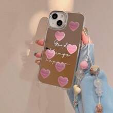 Gương Màu hồng Hình trái tim Điện thoại Gương & Treo Với iPhone , Thích hợp Dành cho Cô gái - Trong sáng - Xem 2