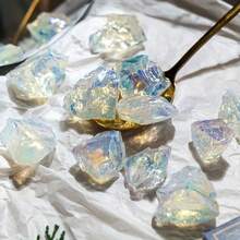 1/2/3入組電鍍白色瑪瑙水晶,diy裝飾珠寶、標本收藏、香薰擴散器石頭,幸運的治療水晶石,適用於珠寶製作或收藏,冥想瑜伽治療天然石材,是假期禮物的最佳選擇 - 電鍍透明蛋白石水晶 - 查看 3