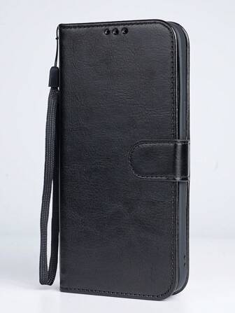 1 st. fällbart telefonskal med kortplats och rem, kompatibelt mene 17 Pro Max/17 Pro/17/Air/16 Pro Max/16/15/14/13ng A16