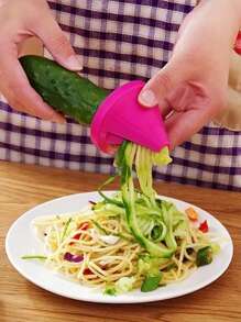 1 Pezzo Affettatrice A Spirale Per Frutta E Verdura, Sbucciapatate, Dispositivo Affettatrice Manuale Multifunzionale Per Patate E Carote, Grattugia Rotante, Utensile Da Cucina Rv
