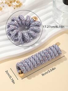 2 cái/bộ Trẻ em Chất vải Phụ kiện tóc Với Dễ thương Hoa Và Màu thuần Thiết kế Bao gồm Sáng bóng Kết Cấu Da , Lưới , Sữa Và Lá thư Bao gồm 1 Thẳng Điện thoại Dây điện Dây buộc tóc Và 1 Điện thoại Dây điện Dây buộc tóc , Phong cách Khác nhau Kiểu tóc Không có Tóc , Hoàn hảo Đối với Bím tóc Và Tóc Đồ trang trí - Nhiều màu - Xem 17