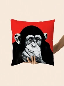 4pcs Siêu Mềm Đầy màu sắc Con khỉ Vỏ gối Cushion , Thích hợp Đối với Ô tô/xe hơi , Nhà nông , Nhà  Trang trí , Phòng ngủ Và Phòng khách Đệm sofa bìa ( Gối Cốt lõi Không bao gồm ) - Nhiều màu - Xem 3