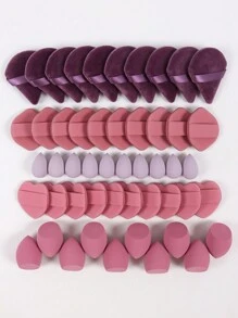 Bộ dụng cụ trang điểm 50 món, bao gồm 10 bông phấn phủ, 20 bông phấn dạng cushion, 10 miếng mút trang điểm và 10 miếng mút trang điểm mini. Bộ sản phẩm bao gồm các loại mút trang điểm chuyên dụng cho kem nền dạng lỏng, dạng kem và dạng phấn. Trang điểm, Giá rẻ, Trang trí phòng, Bàn trang điểm, Du lịch, Phòng ngủ, Phụ kiện trang điểm, Bông phấn, Cọ trang điểm, Bông phấn, Miếng mút trang điểm, Giá rẻ, Quà tặng tất, Trang điểm, Dụng cụ trang điểm, Quà tặng giá rẻ, Quà tặng cho phụ nữ, Quà tặng Giáng sinh. - Nhiều màu - Xem 1