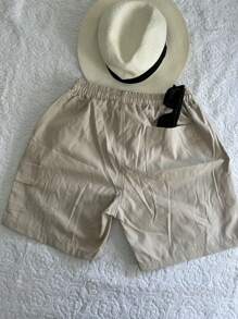 Men Shorts - Beige - View 2