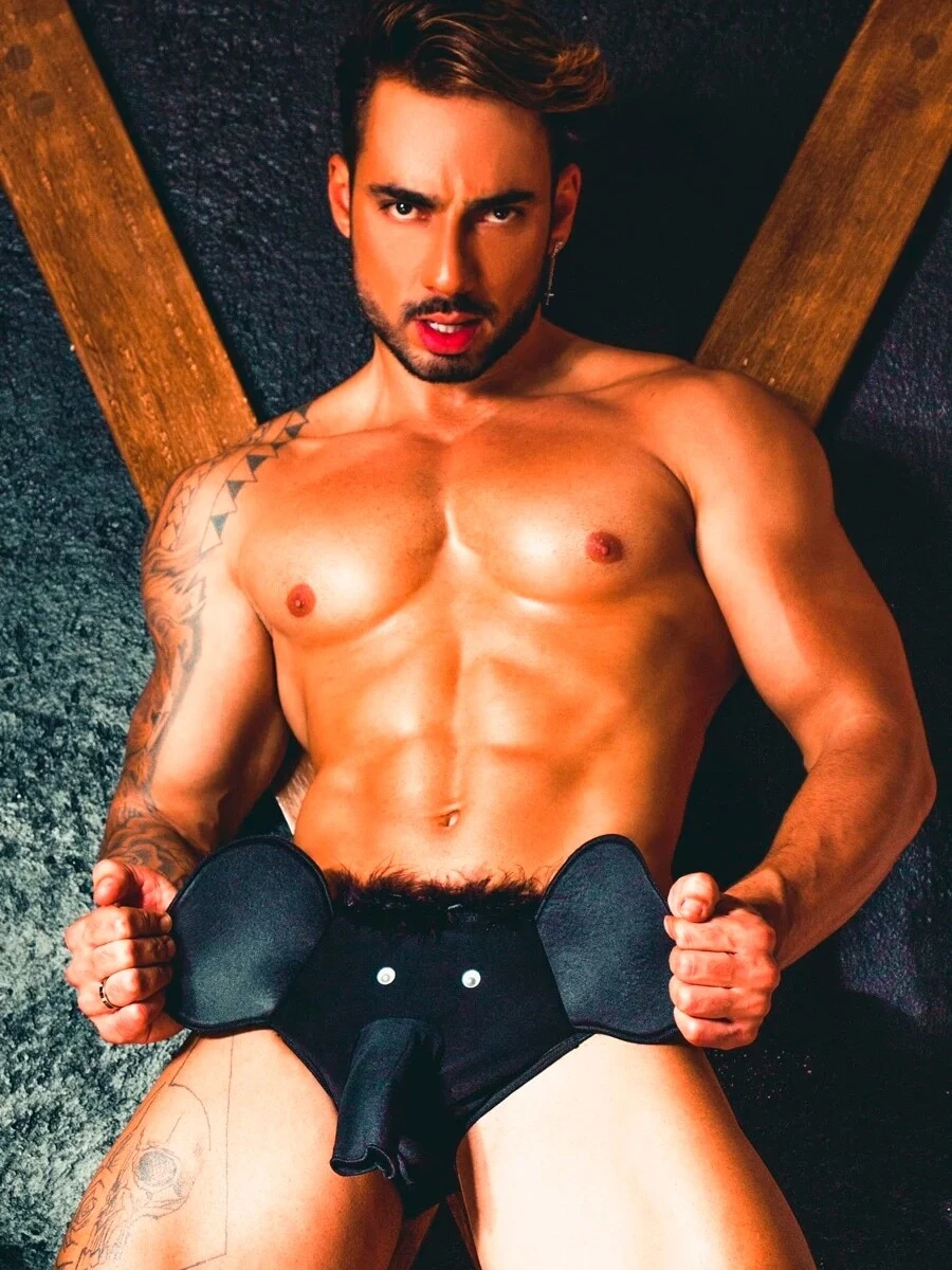 Men Sexy Underwear - Black - View 1