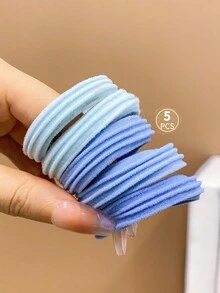 5/10/20 chiếc Có màu sắc Băng tóc , Đơn giản Và Độ co giãn Cao , Không có thiệt hại Đến Tóc - Nhiều màu - Xem 15