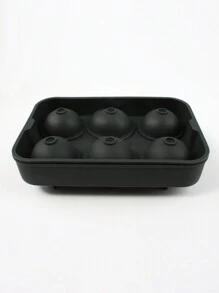 2 Peças/Conjunto Bandeja De Cubo De Gelo Com Silicone Gelo Bola Bolores , 4.5Cm Redondo E 5Cm Grande Quadrado Cubo De Gelo Bolores Com Tampa