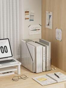 1 Miếng Trong suốt Hộp lưu trữ máy tính để bàn Giá sách Đối với Các tập tin , Văn phòng phẩm & Sách , Dung lượng lớn Văn phòng Tài liệu Hộp đựng - Trong sáng - Xem 6