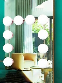 LED Light Makeup Mirror Bulbs Vanity Lights USB Vanity Lights Bathroom Dressing Table Lighting Dimmable LED Vanity Light For Mirror Light - Army Green - View 8