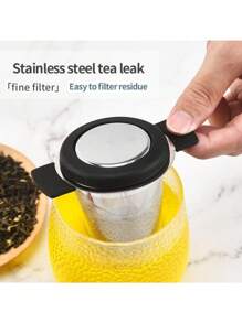 1pc, Stainless Steel Tea Filter, Fine Mesh Tea Strainer For Loose Leaf Tea, Tea Infuser, For Home Restaurant Hotel Office, Tea Accessories Back To School