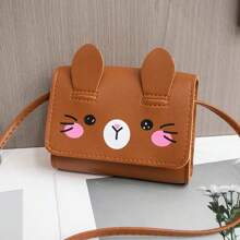 1 pieza Nueva selección multicolor Bolso de hombro mini de moda, Monedero lindo para niña pequeña, Bolso de dibujos animados fresco y dulce con ropa hermosa, Bolso cruzado sencillo para niña, Bolso para pañuelos y llaves, Bolso cuadrado pequeño de moda, Bolso de regalo de cumpleaños para niños - Multicolor - Ver 18