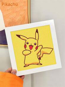 1 Pezzo Kit Di Pittura A Diamante Fai Da Te Con Cartoni Animati Per Bambini, Mosaico Completo Con Forellino Di Diamante, Regalo Di Artigianato A Strass Per Ragazzi E Ragazze