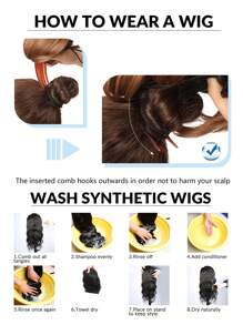 Synthetic Short Ponytail Black 6-Inch Bun Hair Comb Clip Hair Bundle Adjustable Drawstring Ponytail Synthetic Hair Piece Female Extension