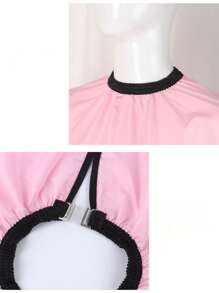 معطف قص الشعر قطعة واحدة كبير الحجم لأدوات صالون الشعر وصبغ الشعر والعلاج بالزيوت و منع تكسر الشعر ادوات الشعر ادوات شعر - متعدد الألوان - مشاهدة 8