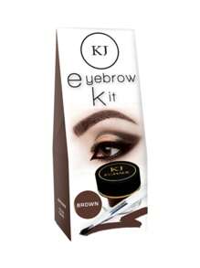 Pomada para Ceja KJ Beauty Pigmentación Intensa Acabado Profesional 3 Tonos Sin Parabenos - Cafén Obscuro - Ver 2