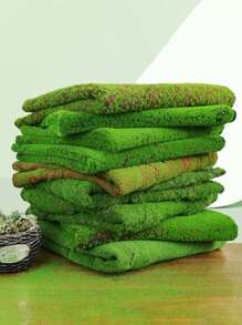 1pc Artificial Moss Mat,Simulation MossFaux Moss Bionic Artificial Moss,Green Moss Micro Landscape Decor,DIY Green Plant For Lawn Potted Plant Paving Landscape Decoration,Outdoor Garden Yard Decor, Valentine Day, Gift