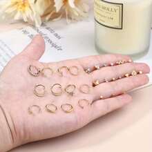 1入 20G 醫用鋼鼻環，女士男士用L型螺旋鼻釘，鼻環耳環穿刺首飾