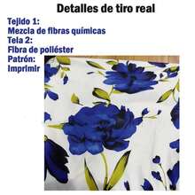 Vestido Largo  Casual Con Estampado Para Fiesta - Rojo - Ver 3