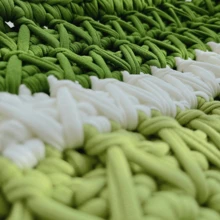 1 Pc T-Shirt Yarn, Woven Fabric Knitted Yarn, Used For Crocheting And Knitting Bags, Cushions, Dolls, Handicraft Crochet Projects