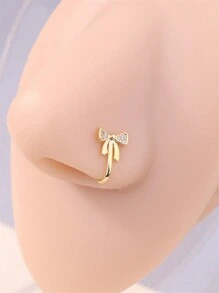 Bow U Shape Fake Nose Rings For Women Nose Cuff Non Piercing For Teen Grirls - Nice Gift For Her On Birthday/Valentine's Day/Christmas Valentines,Mom,Mother,Mother's Day,Gift - BJ-062 - View 8
