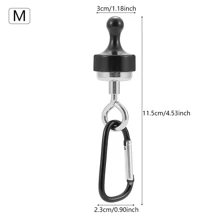 Outdoor Hook For Camping Lantern, Tarp, Tent Fastening Camping Stuff - Black - View 6