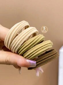 5/10/20 chiếc Có màu sắc Băng tóc , Đơn giản Và Độ co giãn Cao , Không có thiệt hại Đến Tóc - Nhiều màu - Xem 12