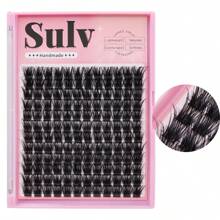 Quyến rũ Giường đôi & Dày Đuôi cá Hình dạng Sợi tổng hợp Chất xơ Lông mi giả , 144 cái/hộp , Tự nhiên Xoăn , Mềm mại Và Nhẹ , Độ dày 0.07MM , Thích hợp Đối với Trang điểm Nghệ sĩ Và Người mới bắt đầu DIY - màu đen - Xem 19