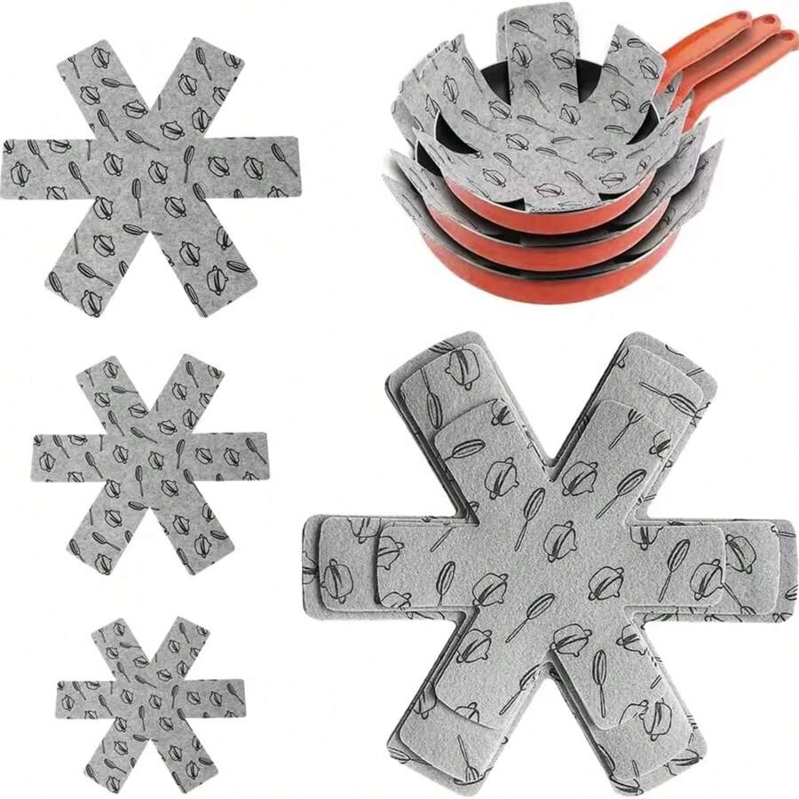 Felt Pan Protectors, Pan Separators For Stacking All Clad To Prevent