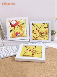 1 Pezzo Kit Di Pittura A Diamante Fai Da Te Con Cartoni Animati Per Bambini, Mosaico Completo Con Forellino Di Diamante, Regalo Di Artigianato A Strass Per Ragazzi E Ragazze