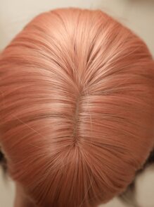 Pelo Liso Oscuro De 24 Pulgadas, De Color Rosa Hasta Marrón, Adecuado Para Uso Diario - Degradado - Ver 6