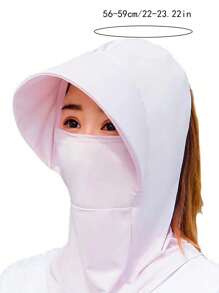 1 Stück Sommer Neues Viskose Sonnenschutz Gesicht-maske, Leichtes Atmungsaktives Tragbares Brillen Uv-schutzatmungsaktiver Golf Sonnenschutz Gesichtsmaske Für Männer Und Frauen - Eisseidenhals- Und Gesichtsschutz Für Sommersportartensommer Einzelstück Schal Großer Rand Sonnenhut Sonnenschirm Gesichtsbedeckung Abnehmbare Gesichtsmaske Sonnenhut Frauen Hut, Feder Sommer Gesichtsschutz Sonnenhut, Fahren Großer Rand Schnell Trocknender Stoff Sonnenschutz Hut Bleiben Sie Kühl Und Stylisch: Sommer Dekor Eimerhut Mit Mesh-hohlraum Breite Krempe Sonnenschirm Neuer Sonnenschutz Hut Frauen Maske Radfahren Outdoor Sonnenhut Strandhut, Uv-schutz Bindung Pferdeschwanz Eis Gefühl Sonnenschirm Hut, Frauen Sommer Radfahren Gesichtsmaske Outdoor Sonnenschutz Sonnenhut