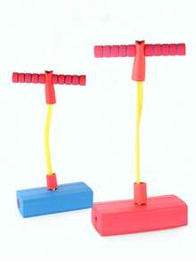 1pc Children's Bounce Pogo Stick And Sound Toy - Red - View 7