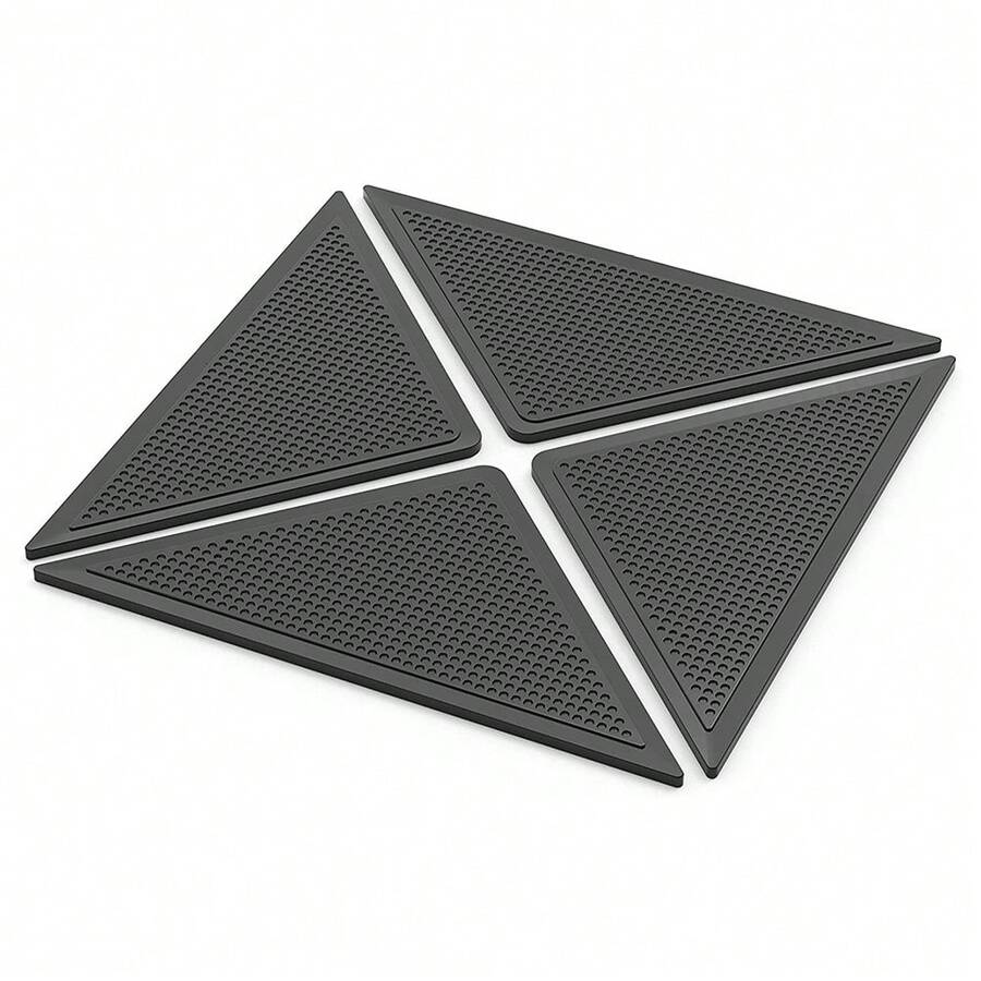 Rug Grippers For Rug Pad,Non Slip For Hardwood Floors,Kitchen,Carpet Anti Slip Rug Grippers For Area Rugs 4Pcs - Multicolor - View 1