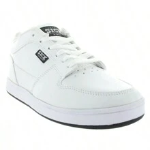 sick dudes Tenis para patinar en patineta (skate) - Blanco - Ver 3