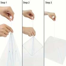 1 Pieza Cubre Alimentos De Malla, Cubierta De Plato Plegable, Cubierta De Malla Desmontable Y Lavable, Protector De Platos, Perfecto Para El Hogar, Fiestas Al Aire Libre, Picnics, Barbacoas, Camping, Suministros Y Accesorios De Cocina - Blanco - Ver 8