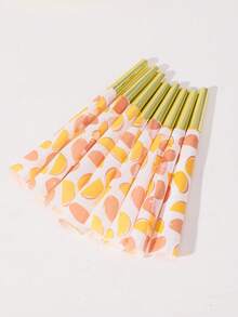 1盒(110mm 8入組)隨機口味預製捲煙紙(110mm / 4.33英寸),錐形紙卷帶提示,適用於普通草本研磨機口味紙、預捲煙捲、煙紙、大黃蜂天然未精製捲煙紙、特大號 - 彩色 - 查看 8