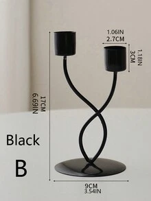 1 Miếng Hợp thời Nhà  Sử dụng Sang trọng Phong cách Chân nến Đồ trang trí Bộ đồ ăn Đối với Retro & Lãng mạn Bàn Đồ trang trí - Vàng - Xem 8