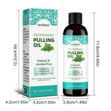 含有7種必需油和維生素d3、e、k2（d）的椰子油漱口水,可幫助口氣清新,牙齒和牙齦護理等等(3.38盎司) - 白色 - 查看 4