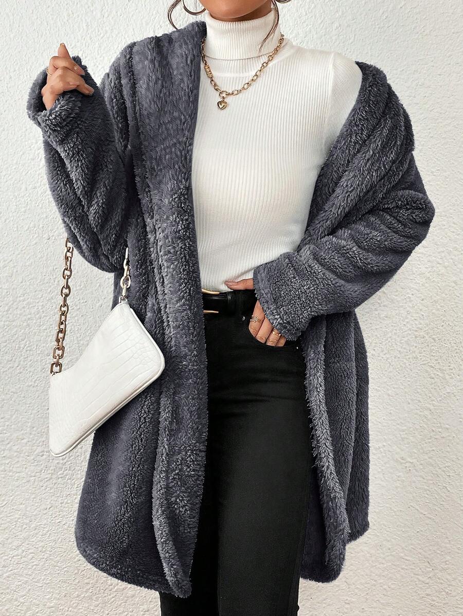 Women Winter Coats - Gris - Ver 1