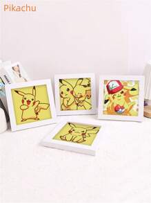 1 Pezzo Kit Di Pittura A Diamante Fai Da Te Con Cartoni Animati Per Bambini, Mosaico Completo Con Forellino Di Diamante, Regalo Di Artigianato A Strass Per Ragazzi E Ragazze