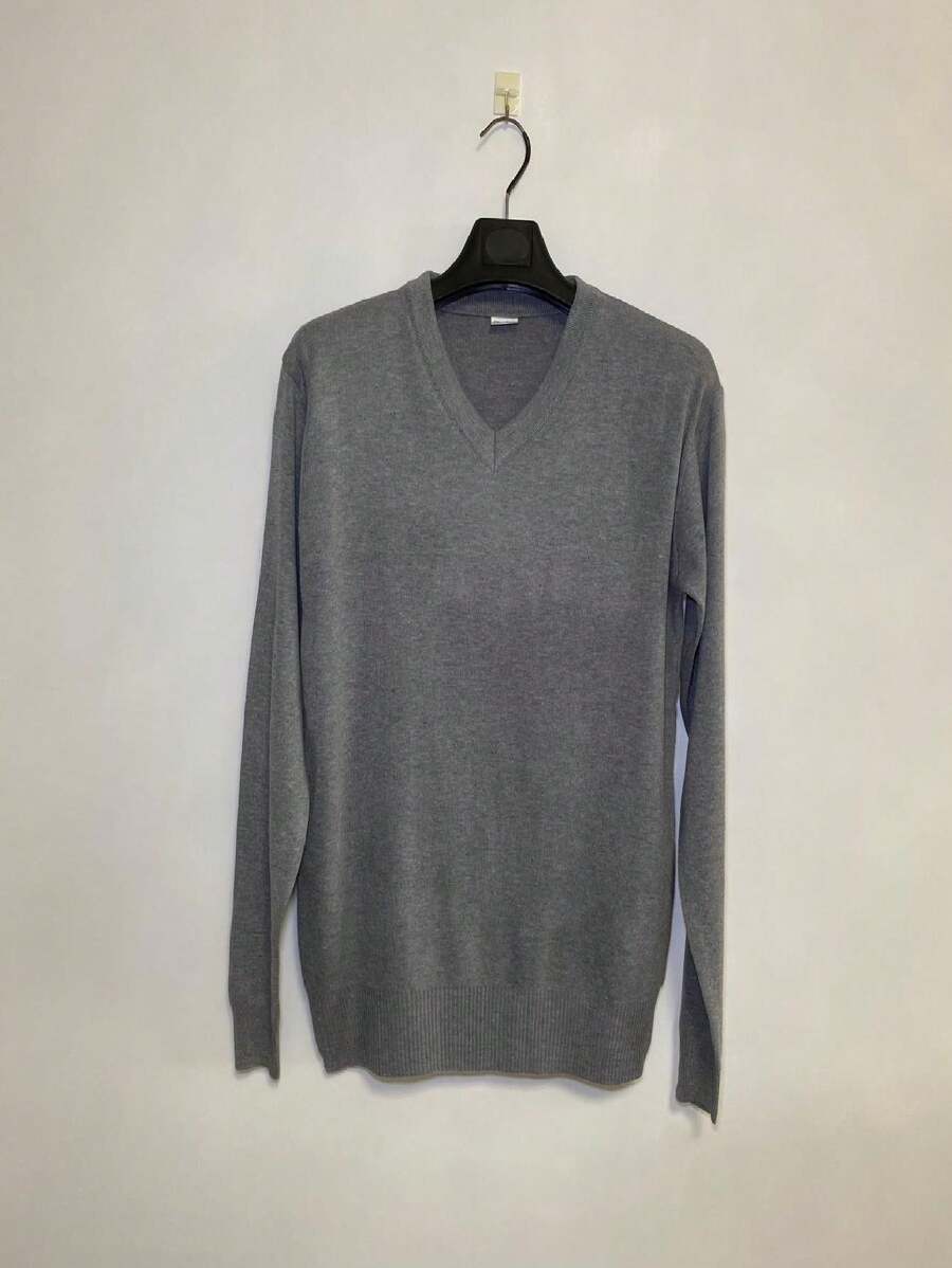 Men Sweaters - 淺灰色 - 查看 1