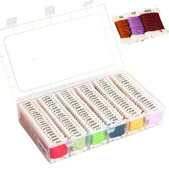 120/80/50 Colors Embroidery Thread, Colorful Cross Stitch Thread, Embroidery Yarn Set,  Embroidery Starter Kit DIY Craft