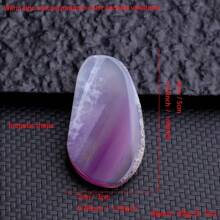 1pc/3pcs/5pcs/7pcs/10pcs Synthetic Crystals Asymmetrical Polished Purple Agate Slices For Home Decoration And Jewelry Making